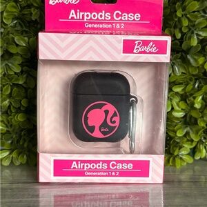 Barbie Pink and Black AirPods Case